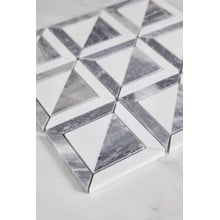 Naima Grey Stone Marble Mosaic Tile